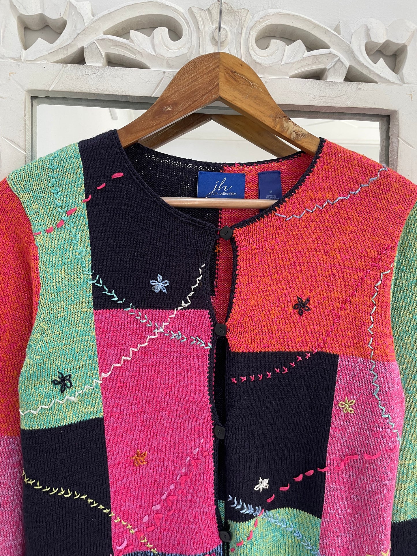 Embroidered Sweater-Bust 38