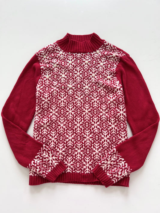 Embroidered Christmas Sweater-Bust 36