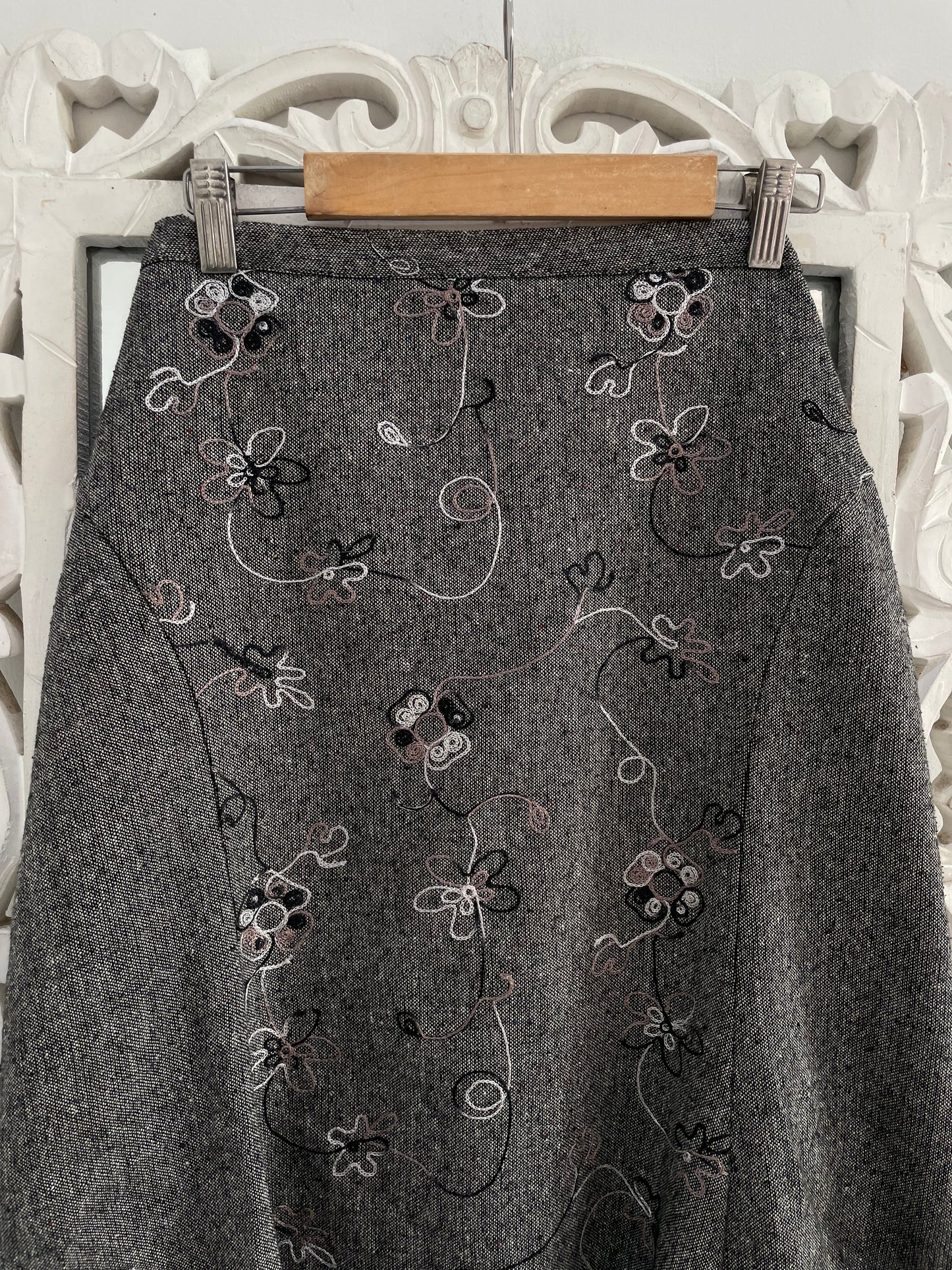 Embroidered Vintage Skirt-Waist 36