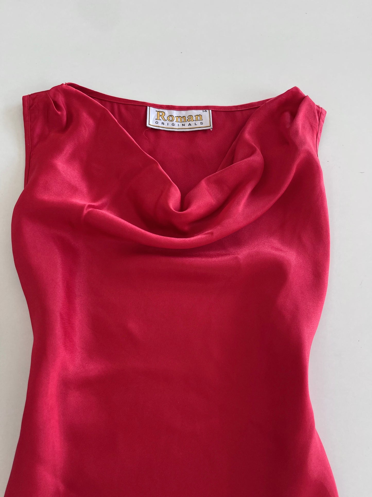 Roman Satin Top-Bust 42