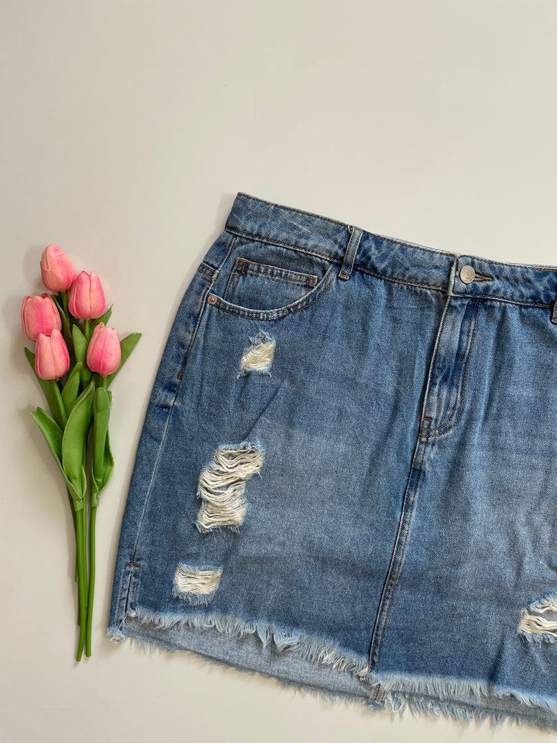 JDY CLOTHING DENIM SKIRT - WAIST 34