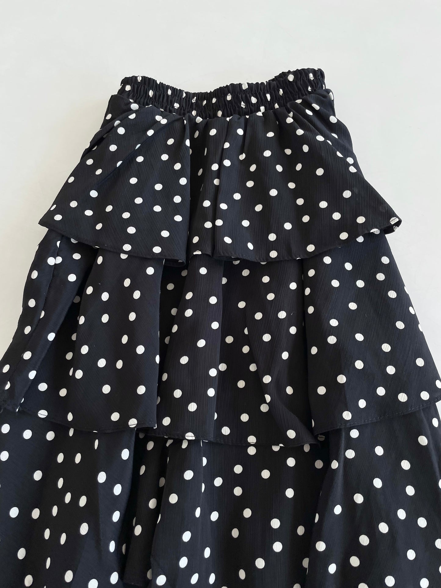 Polka Dot Ruffle Skirt-Waist 22 to 26