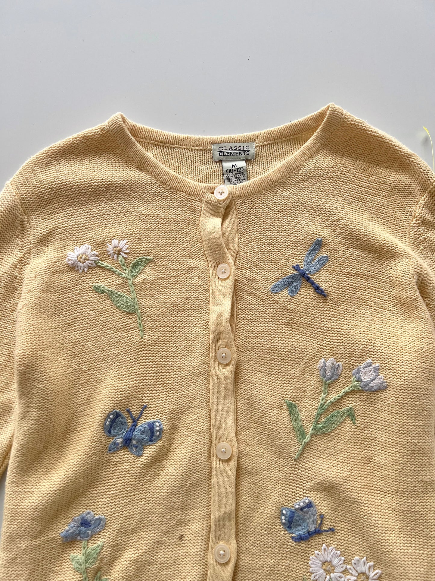 Classic Elements Embroidered Sweater-Bust 40