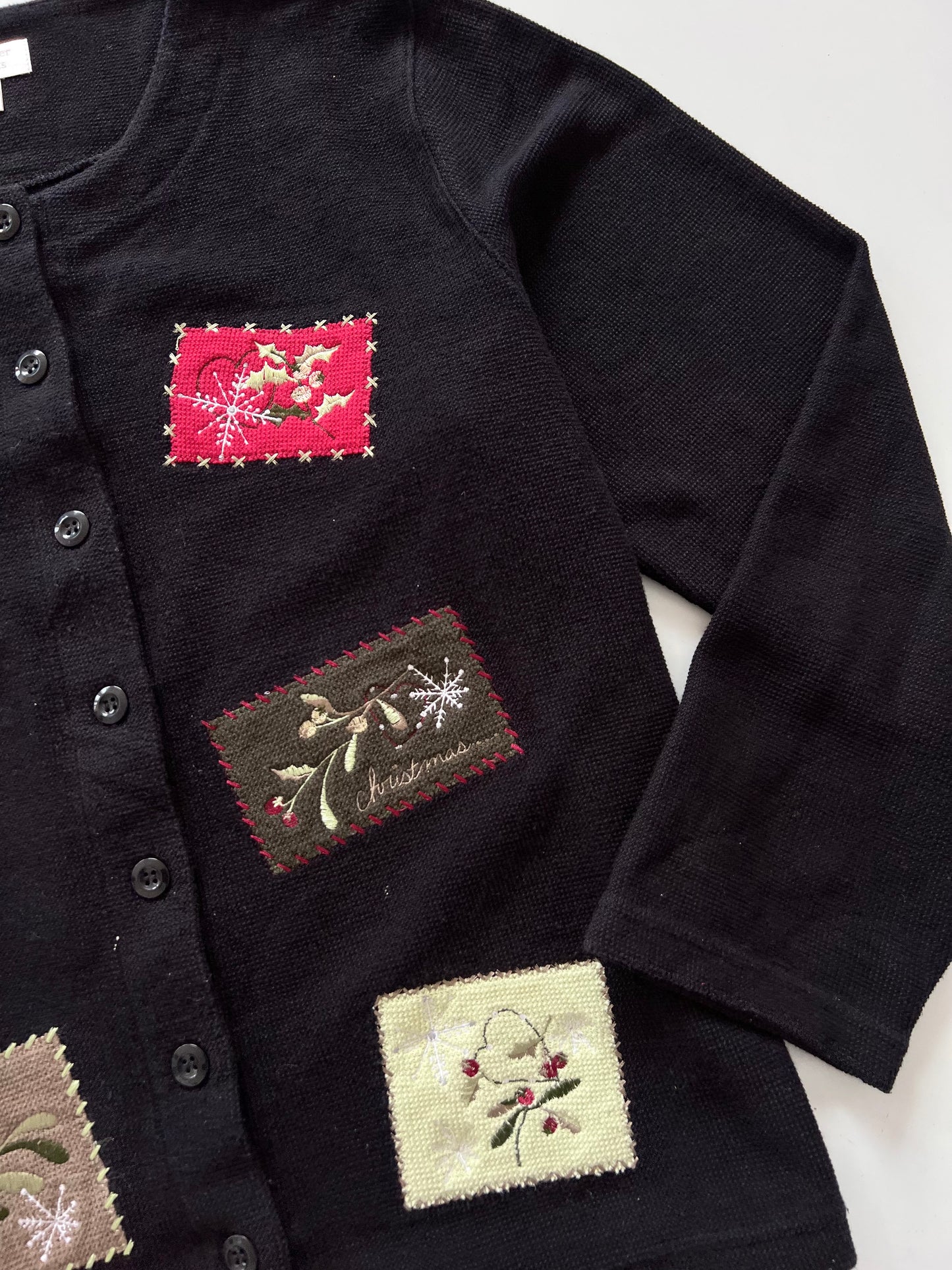 Christopher&Banks Embroidered Sweater-Bust 46