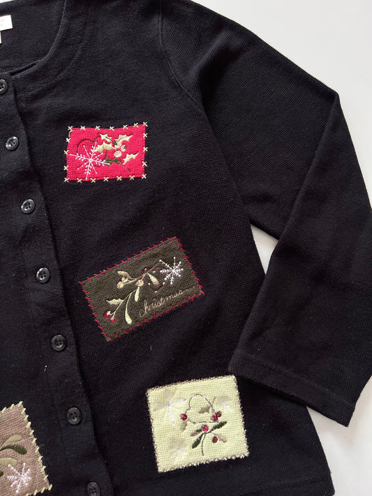 Christopher&Banks Embroidered Sweater-Bust 46