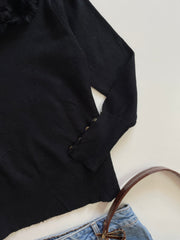 JINJU BLACK SWEATER BUST-30 to 34