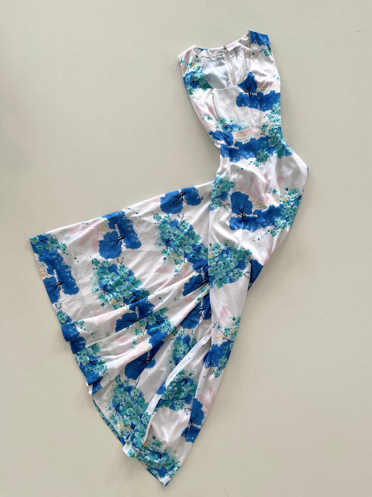 Floral Vintage Dress-Bust 32