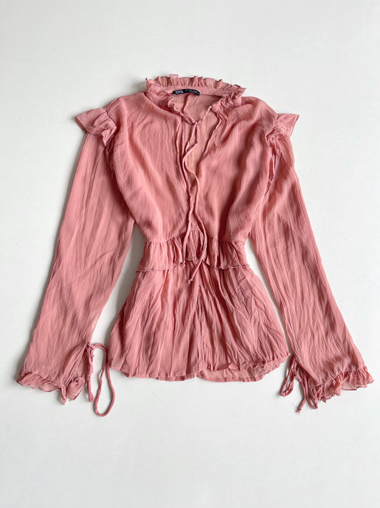 Zara Sheer Top-Bust 42