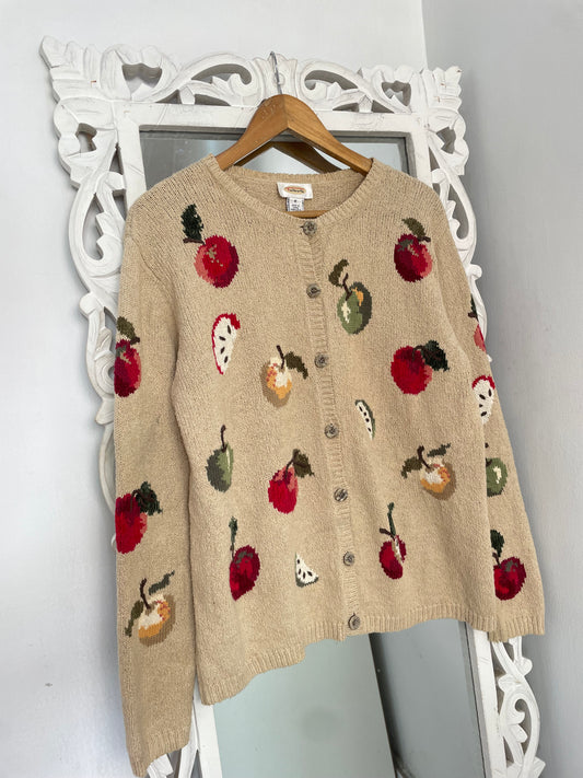 Talbots Embroidered Vintage Sweater-Bust 42