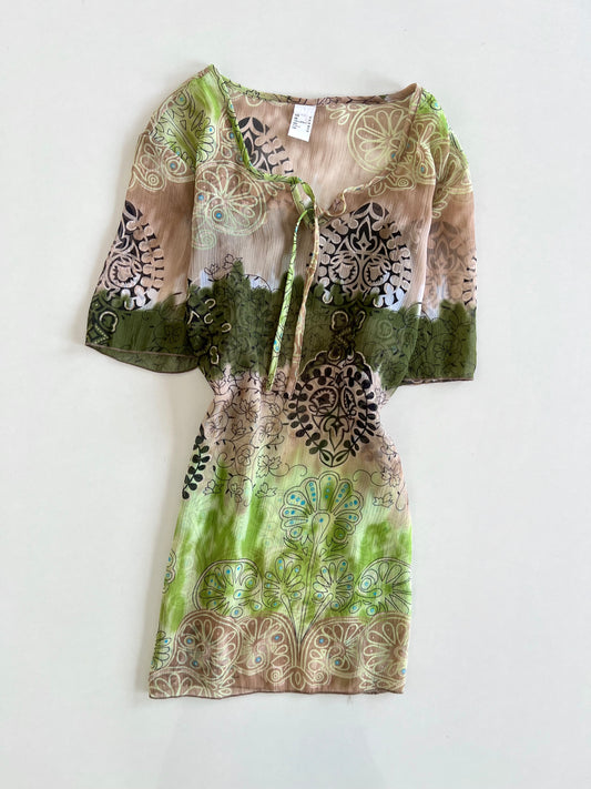 Vintage Sheer Top-Bust 44