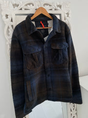 Fleece Lined Super Thick Shacket-Chest 42