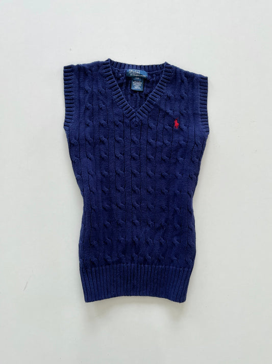 Ralph Lauren 100% Cotton Vintage Vest Sweater-Bust 30 to 32