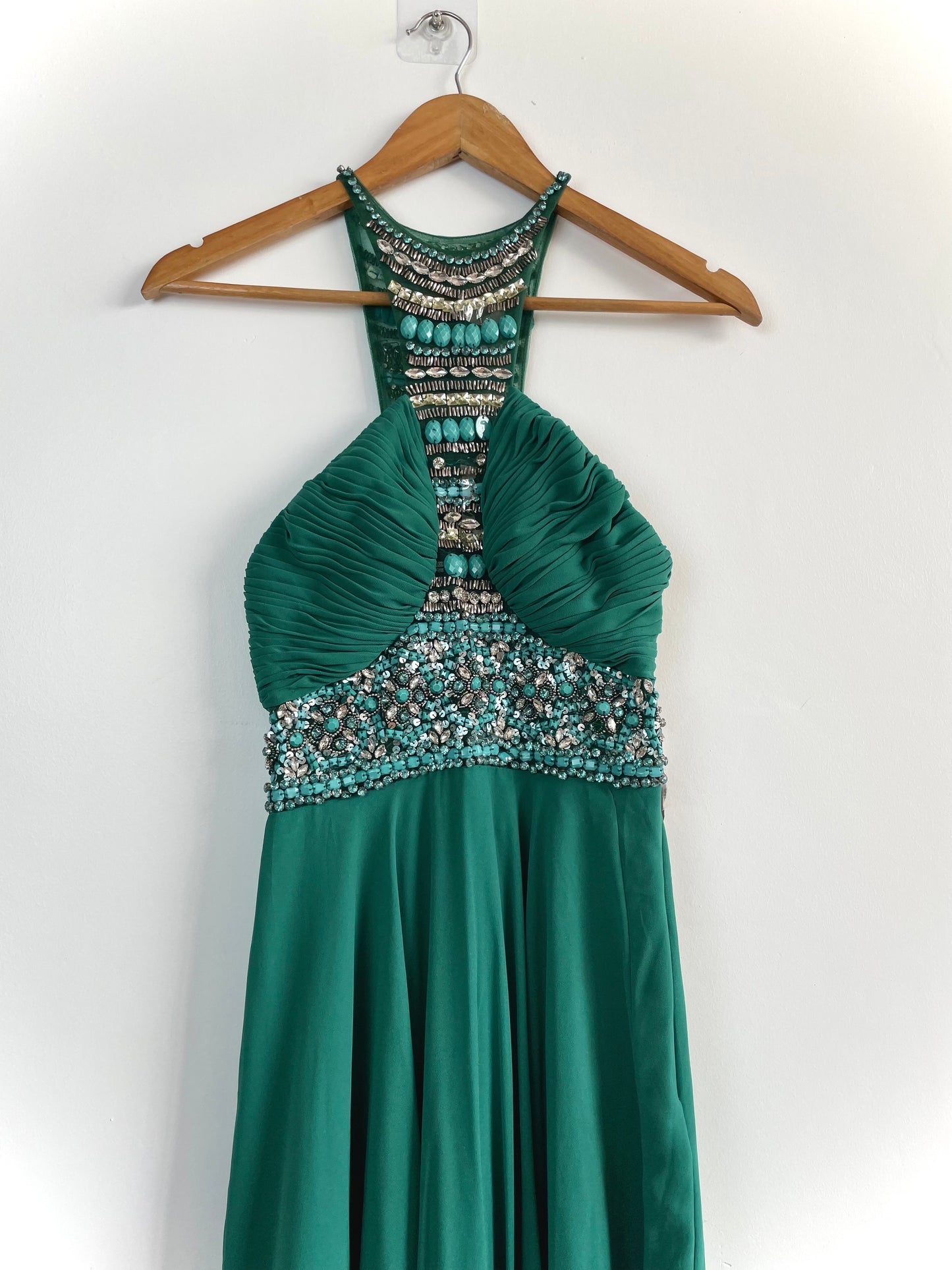 Hand Embroidered Vintage Dress-Bust 28