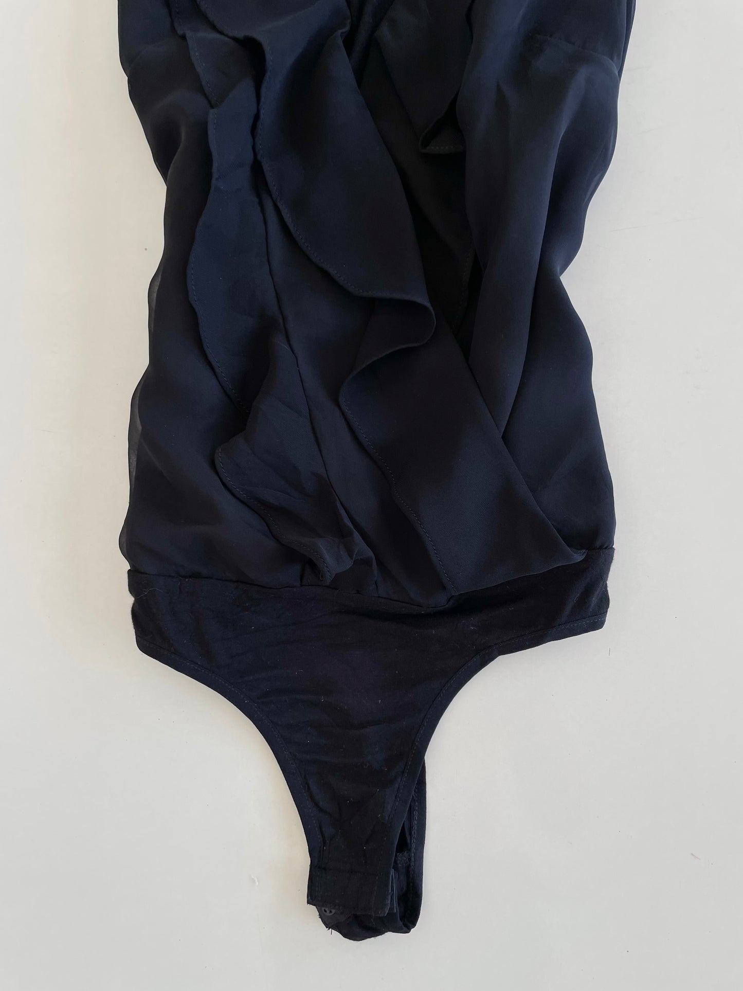 Bebe Ruffle Bodysuit-Bust 36