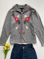 Load image into Gallery viewer, Crystal Kobe Vintage Embroidered Sweater-Bust 40
