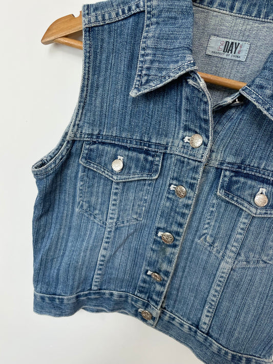 The Day Denim Vest-Bust 32