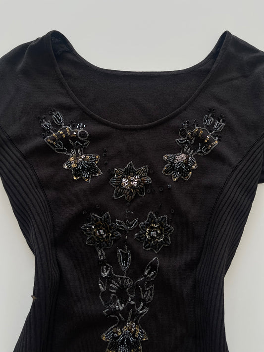 Embroidered Vintage Top-Bust 34 to 36
