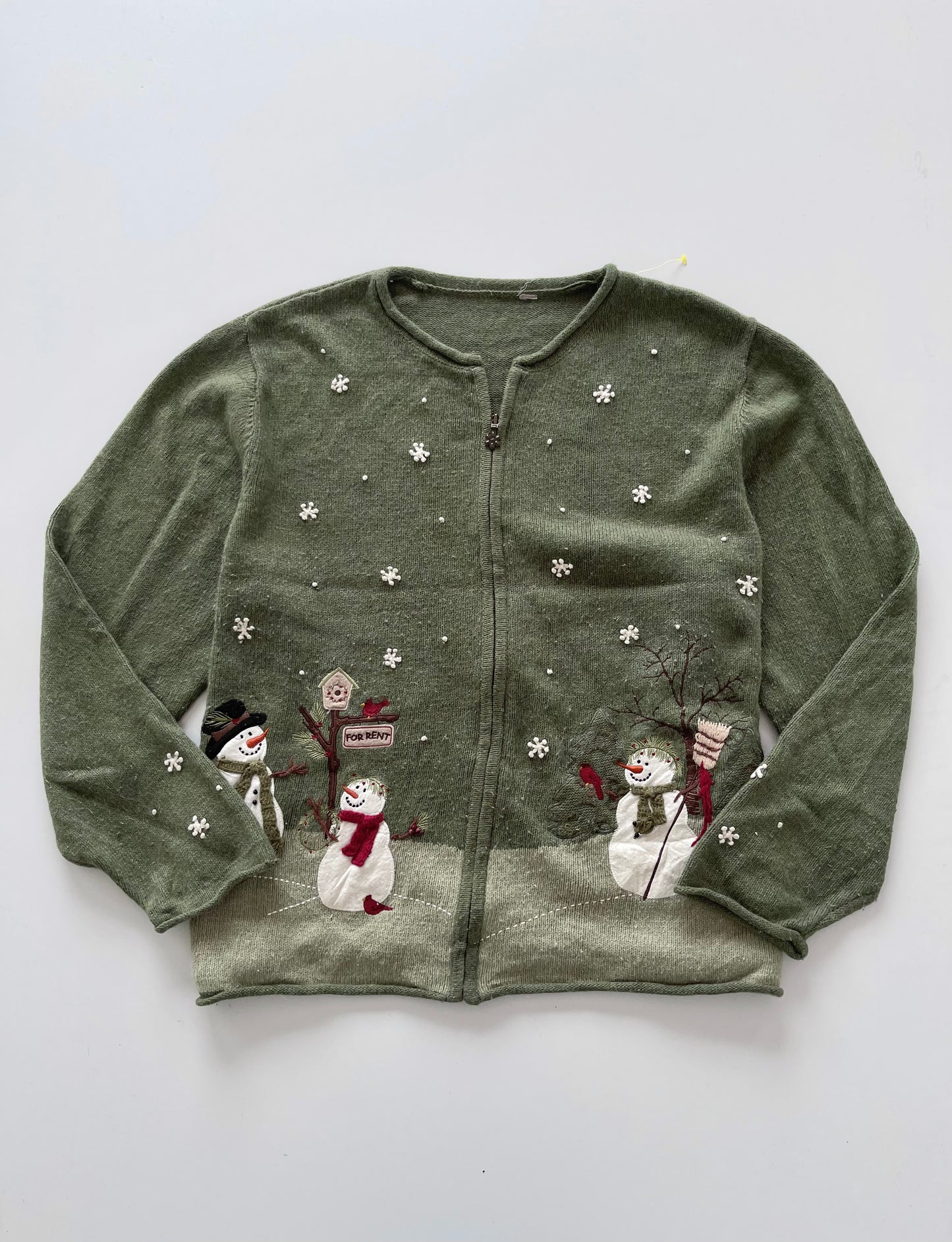 Christmas Embroidered Zipper-Bust 58