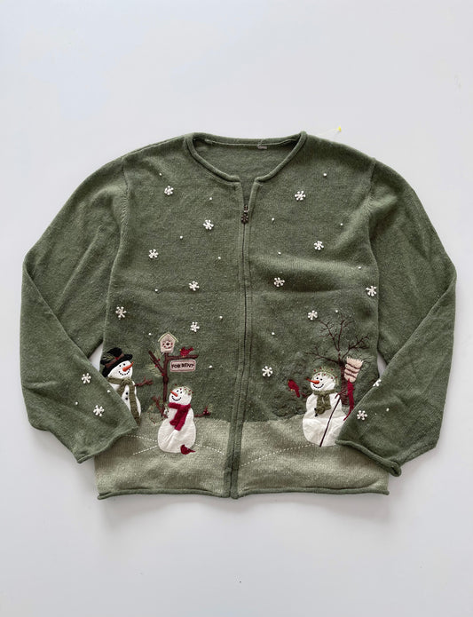 Christmas Embroidered Zipper-Bust 58