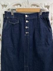 Denim Skirt-Waist 30