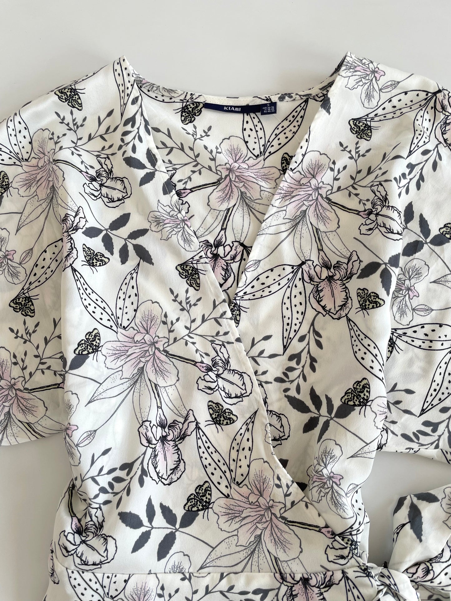 Kiabi New Tagged Wraparound Satin Top-Bust 32 to 34