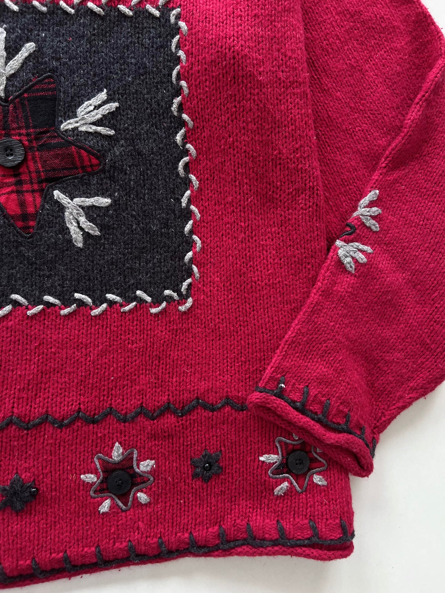 Coldwater Creek Embroidered Sweater-Bust 48