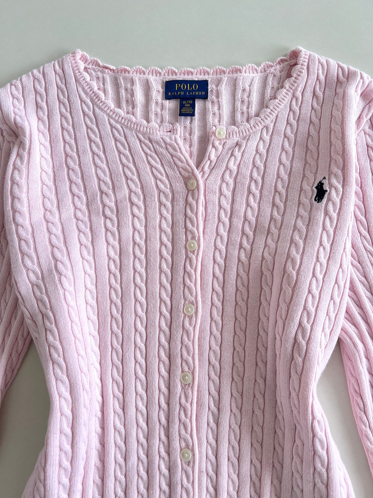 Ralph Lauren 100%Cotton Vintage Cardigan-Bust 42
