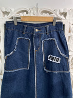 Load image into Gallery viewer, Denim Skirt-Waist 26
