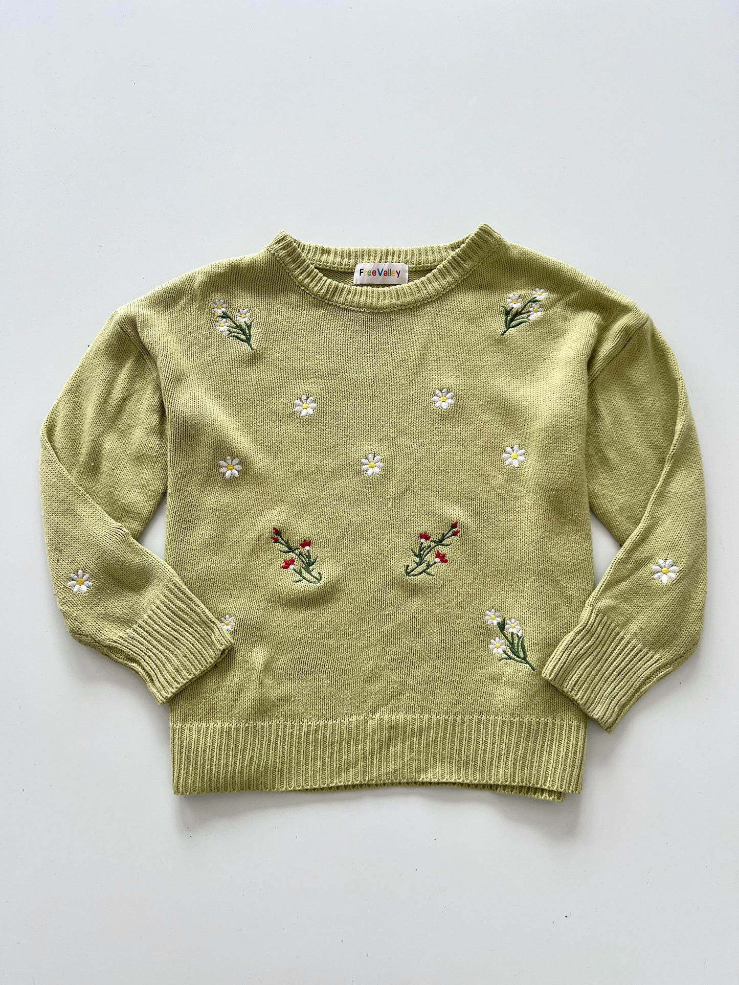 Freevalley Embroidered Sweater-Bust 46