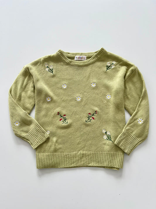 Freevalley Embroidered Sweater-Bust 46