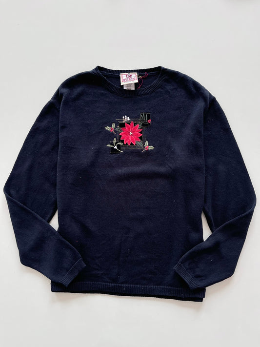 Top Stitch Vintage Embroidered Sweater-Bust 50