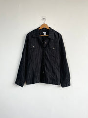 Capture Pinstripe Cotton Shirt-Bust 46