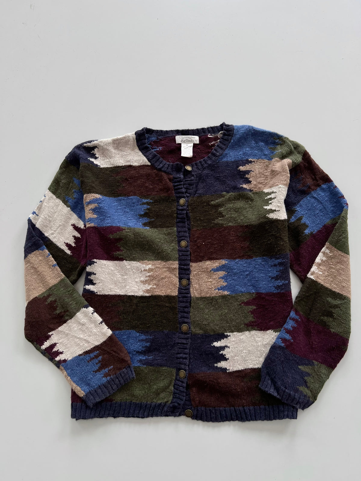 Christopher & Banks Embroidered Sweater-Bust 42