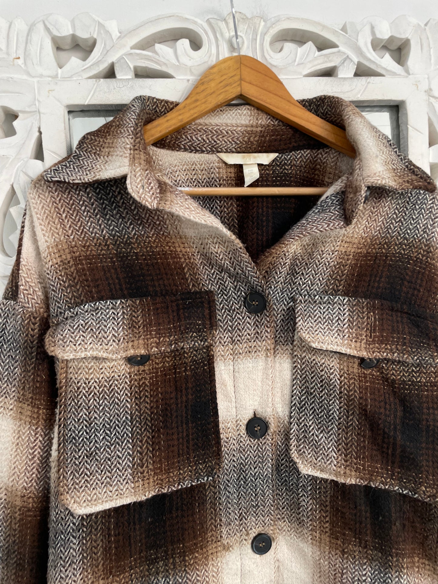 H&M Super Thick Shacket-Chest 46