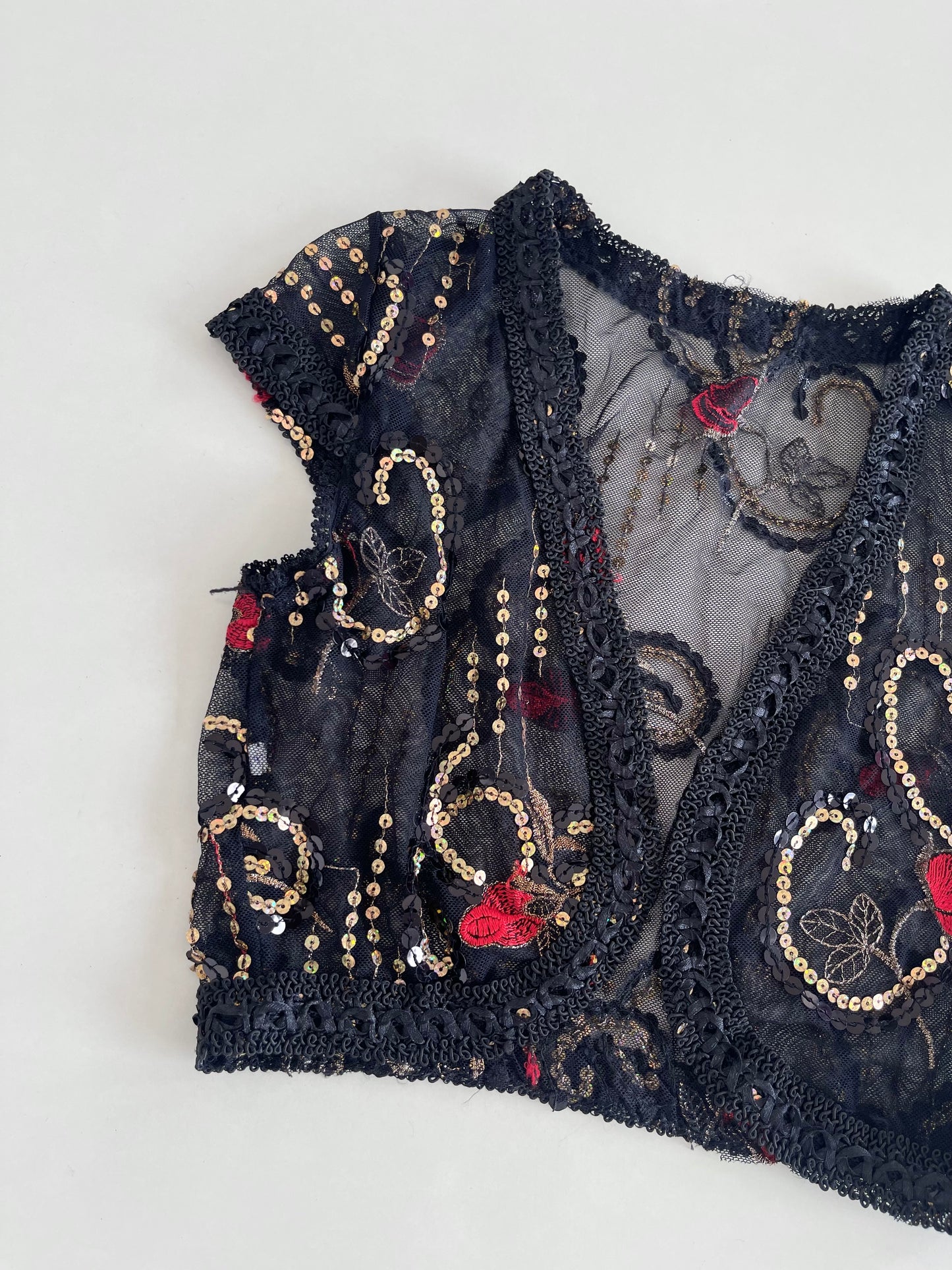 Sequin Top-Bust 30