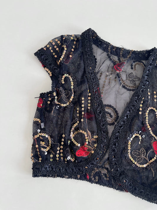 Sequin Top-Bust 30