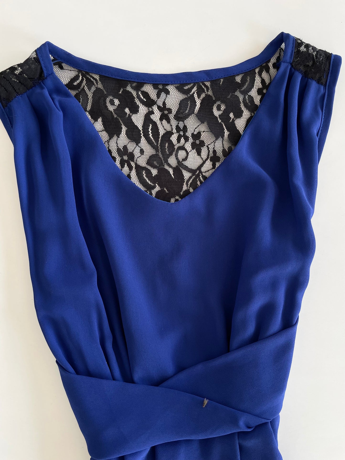 Vintage Blue Dress-Bust 32