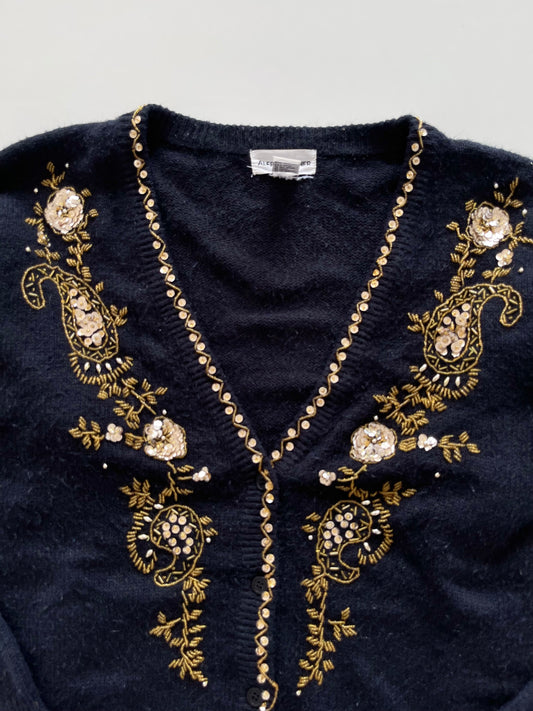 Alfred Dunner Embroidered Sweater-Bust 56