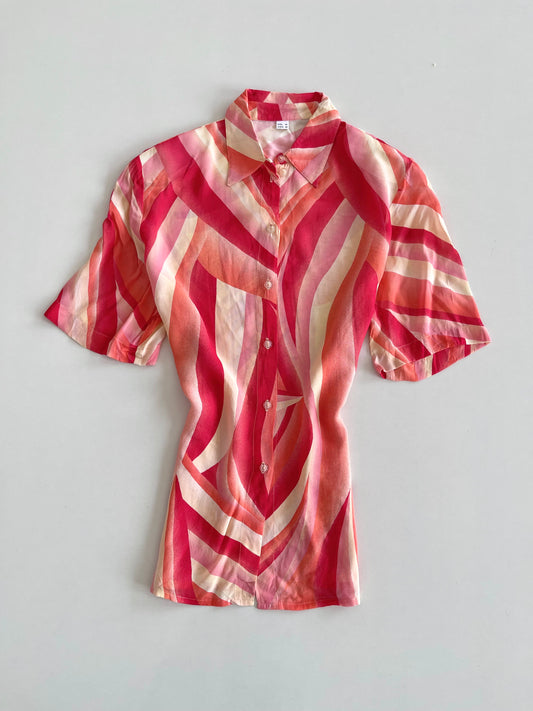 Vintage Sheer Shirt -Bust 46