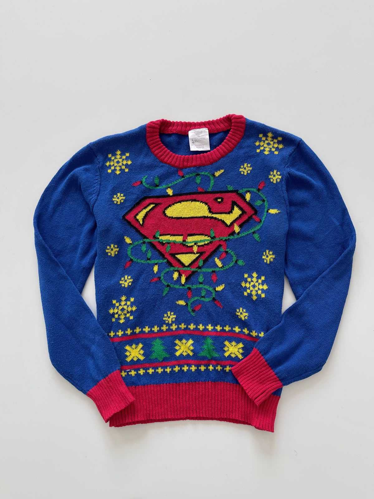 Superman Christmas Sweater-Bust 36