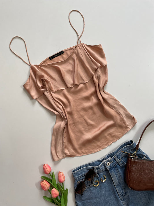 ZARA SATIN TOP - BUST 34