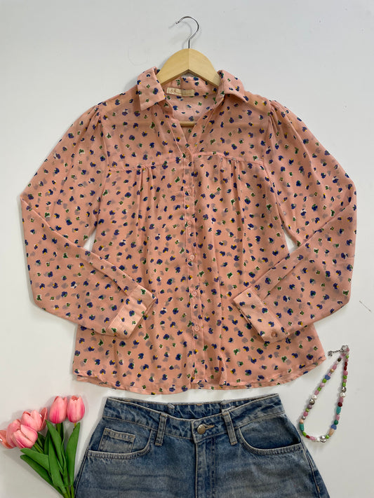 Sheer Shirt-Bust 36