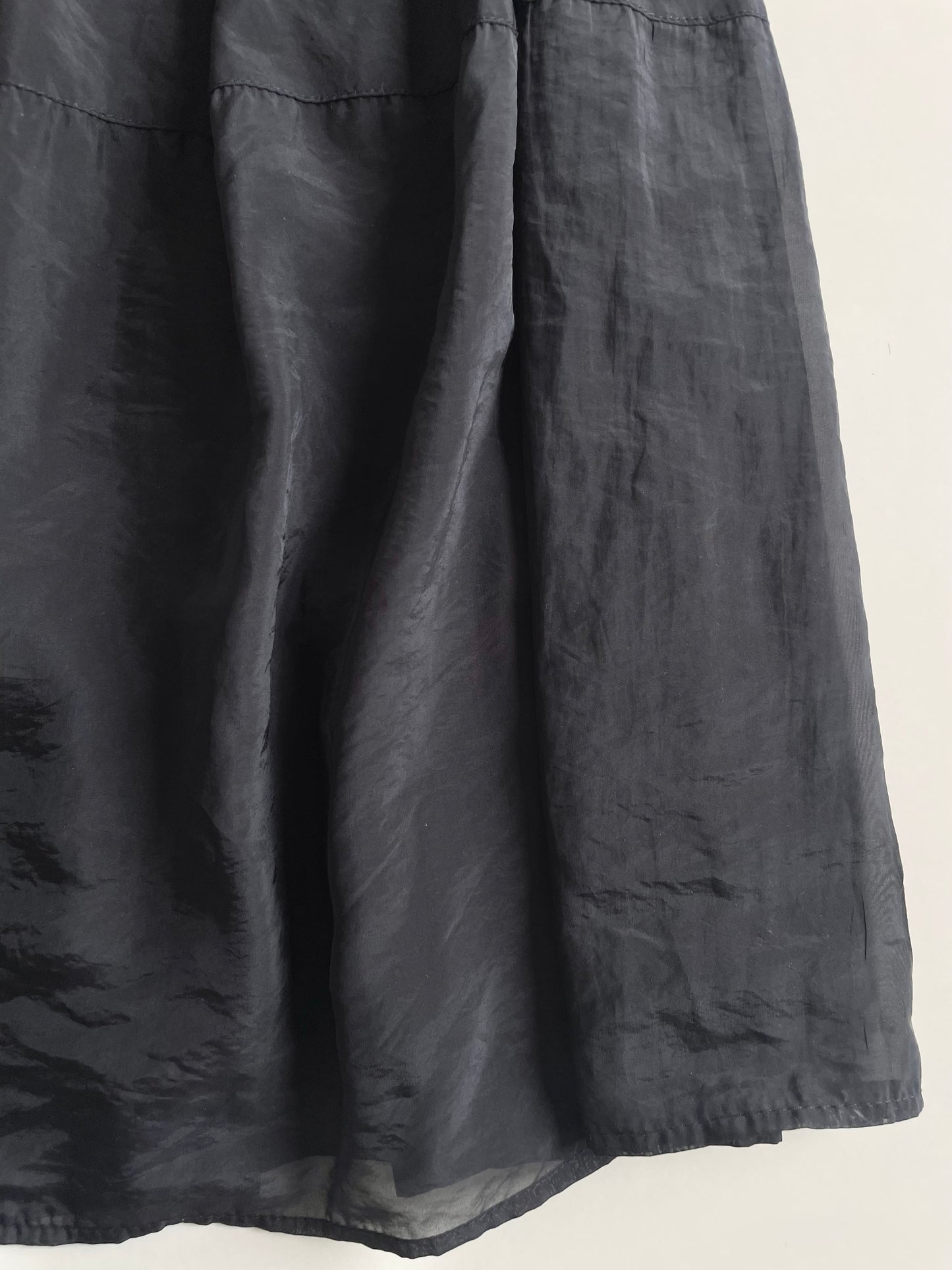 Black Classic Prairie Skirt-Waist 28 to 34