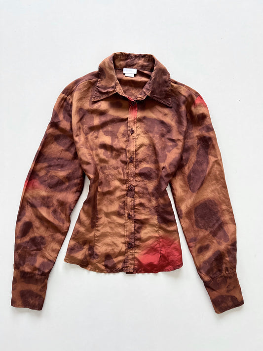 Caractere Vintage Silk Shirt-Bust  40