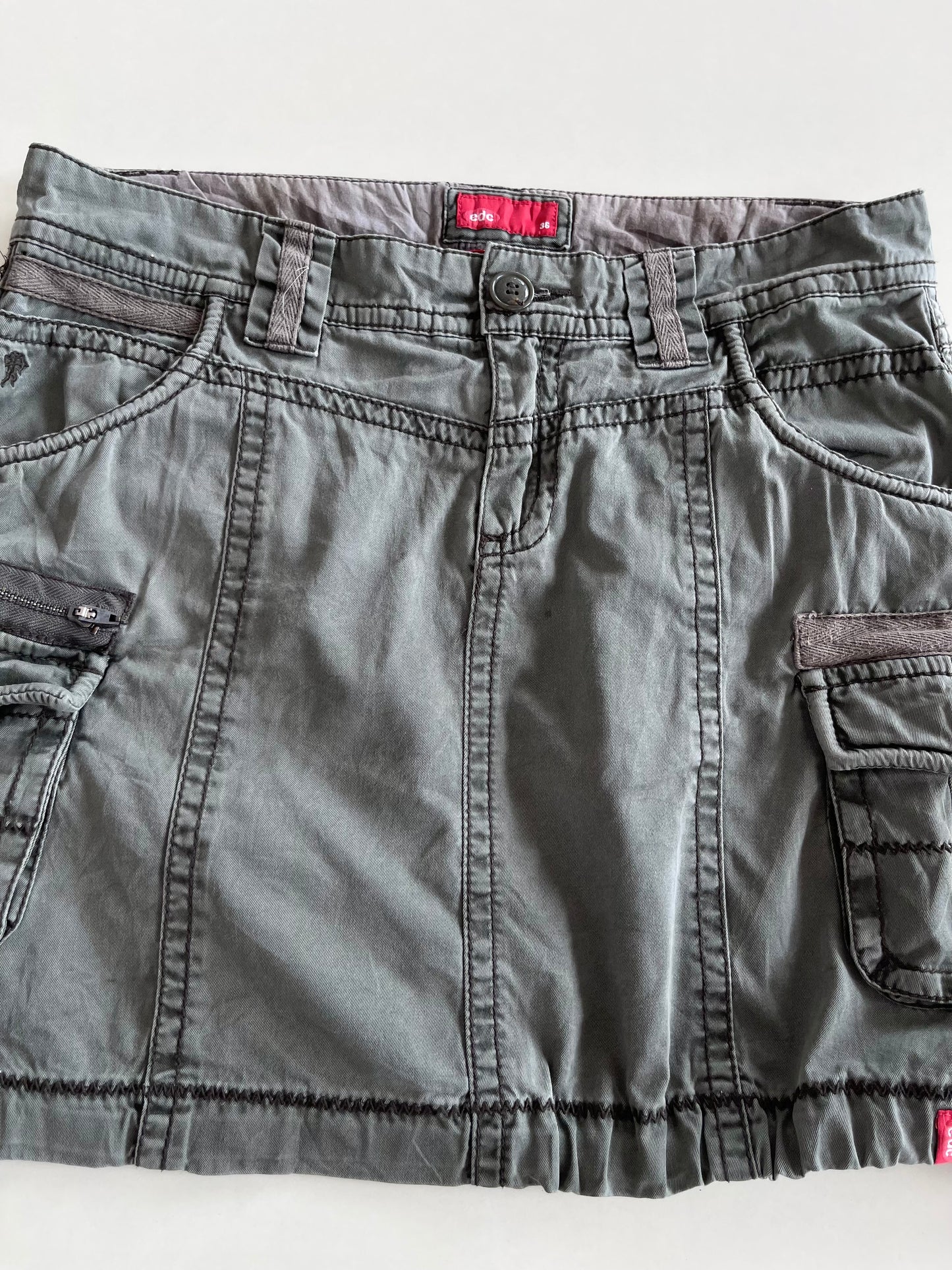 Edc Denim Skirt-Waist 34