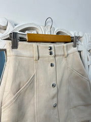 Bershka Suede Skirt-Waist 22