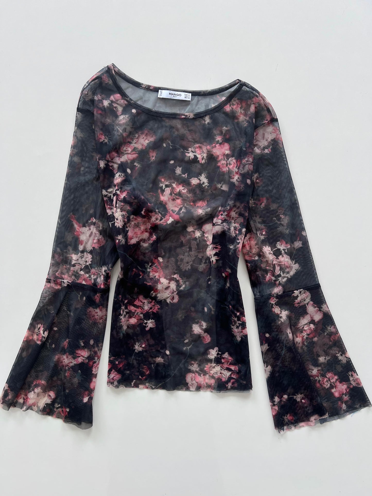 Mango Sheer Top-Bust 44