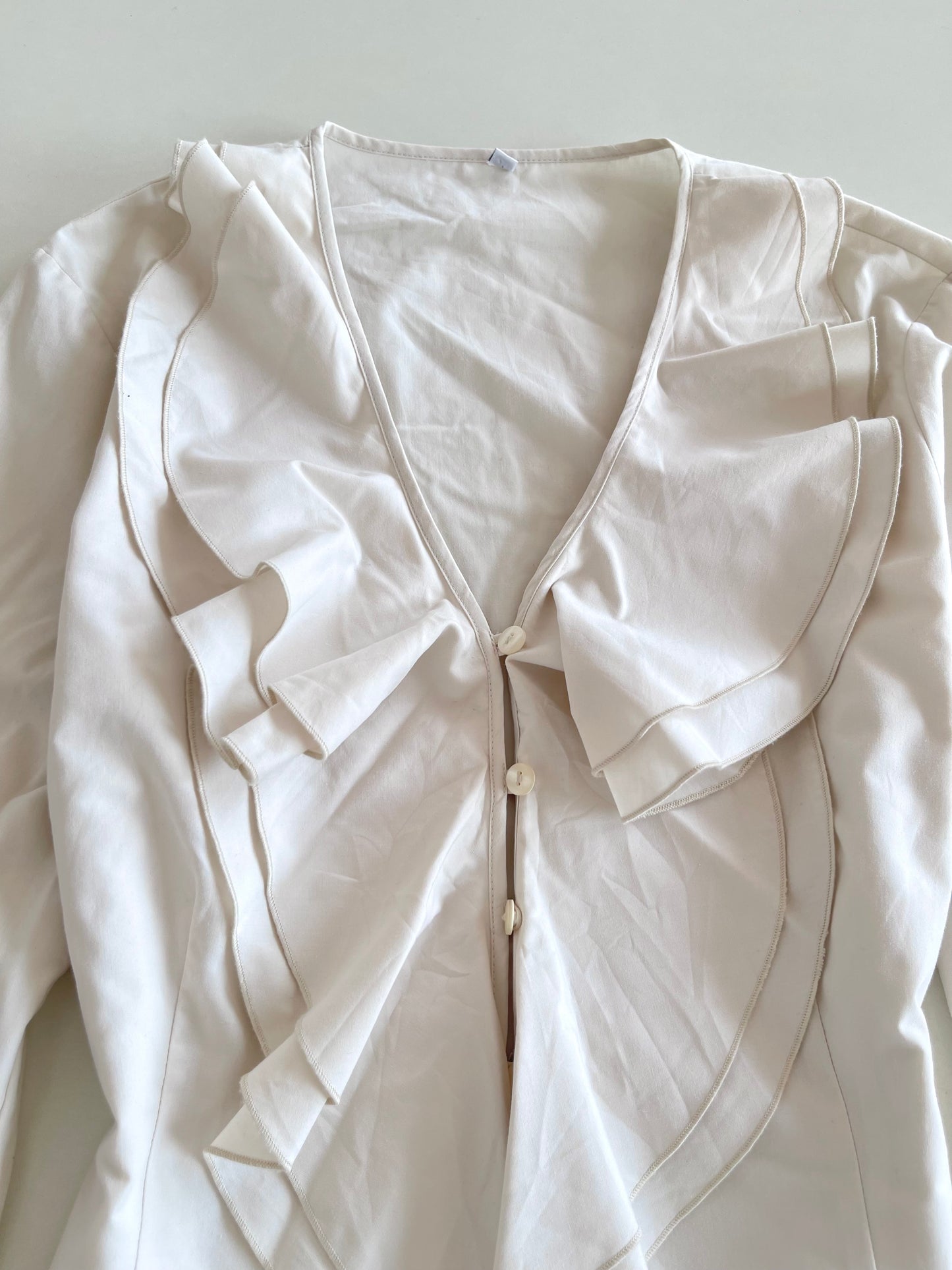 Ruffle Vintage Top-Bust 40