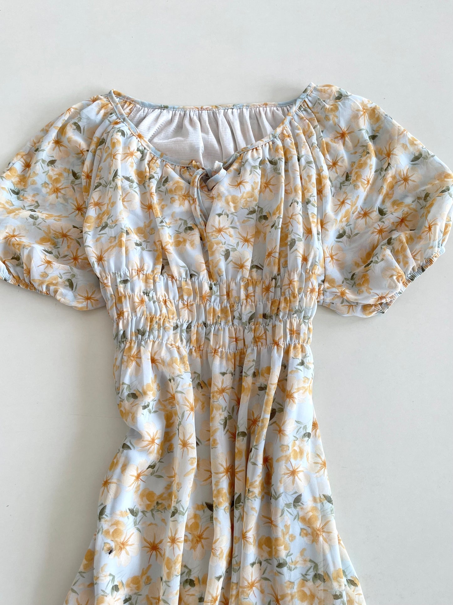 Pastel Floral Dress-Bust 38 to 42