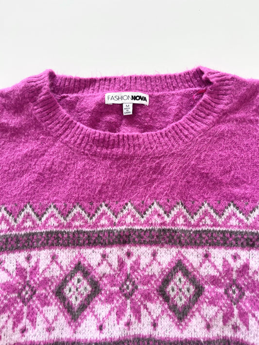 Fashion Nova Chunky Pinterest Sweater-Bust 42